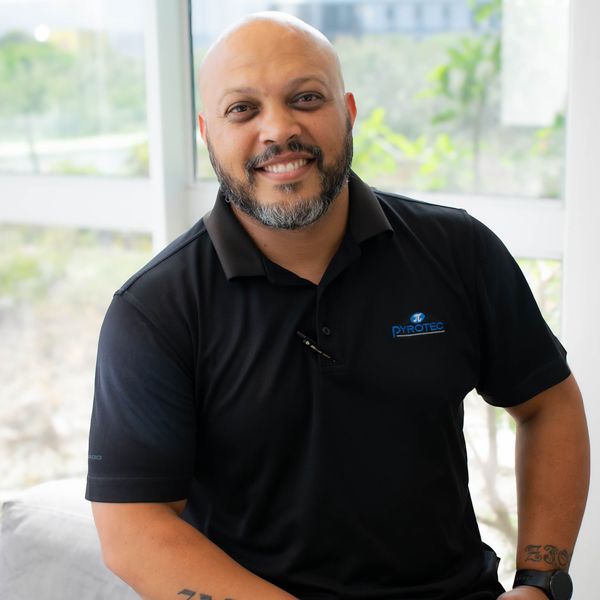 Reggie Pfeiffer, Production Manager of Pyrotec