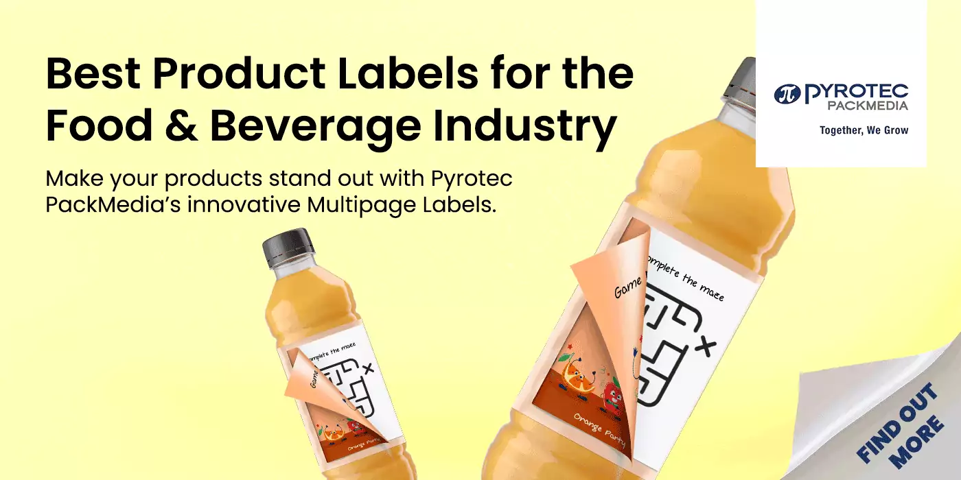 Pyrotec PackMedia Multipage Labels on Food and Beverage Industry